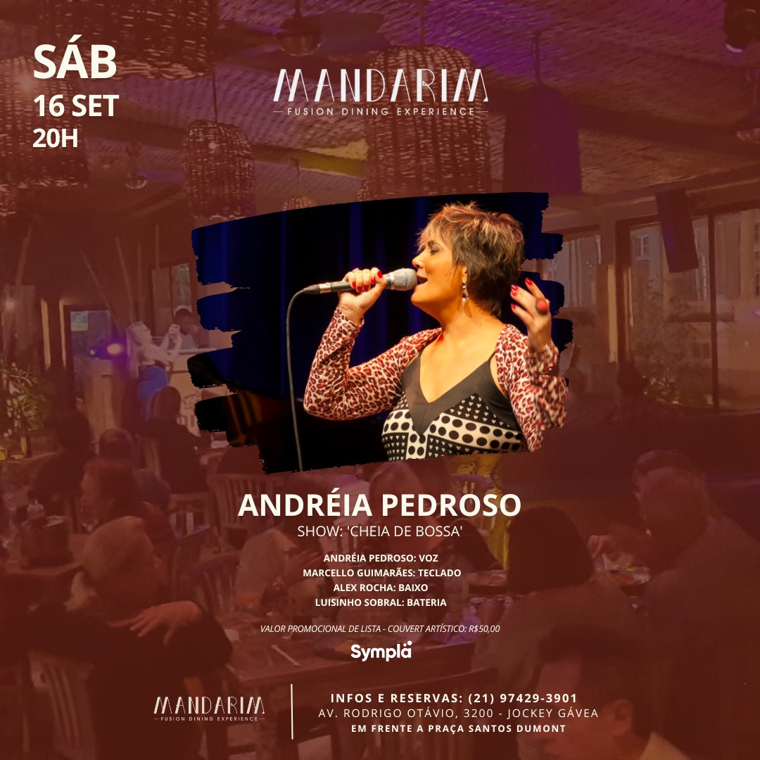 Andréia Pedroso show Cheia de Bossa