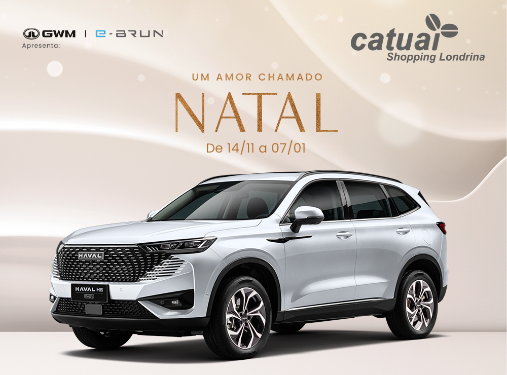 Catuaí realiza sorteio de um carro híbrido neste Natal